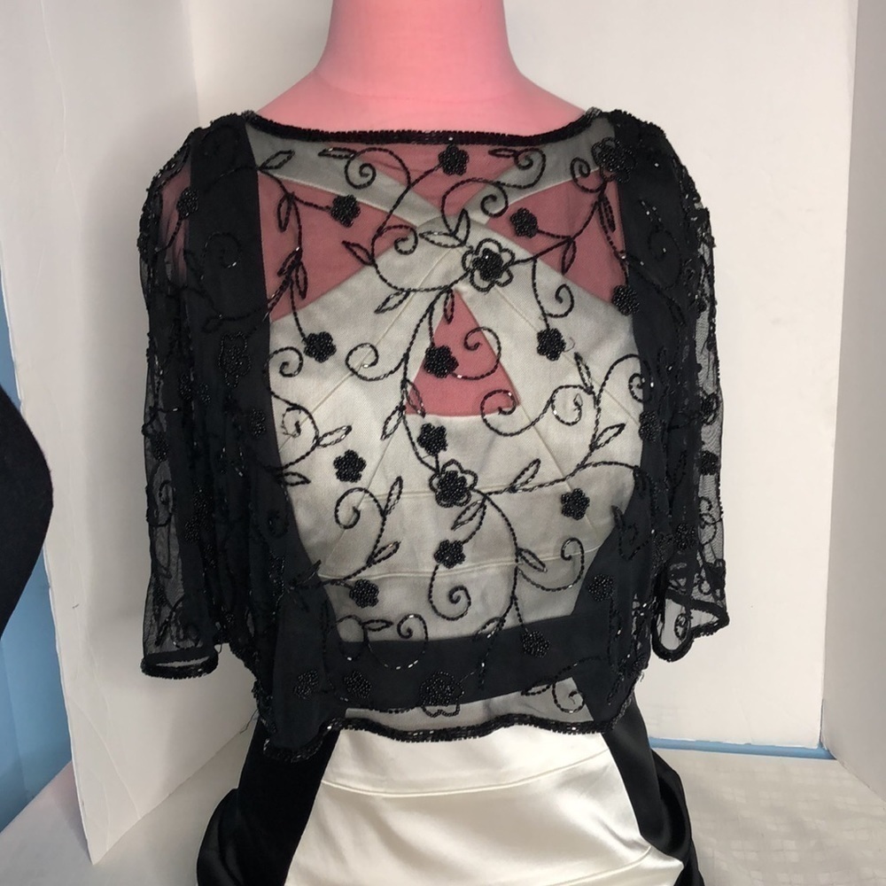 Beautiful beaded overlay - Picture 2 of 6